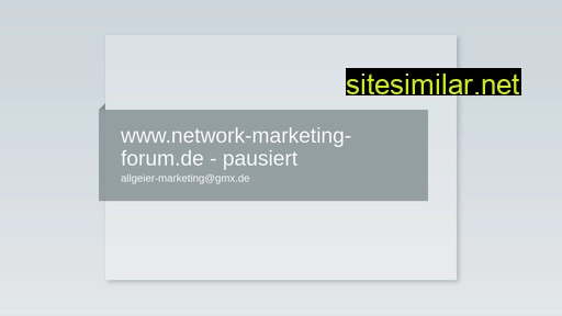 network-marketing-forum.de alternative sites