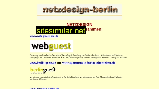 Netzdesign-berlin similar sites