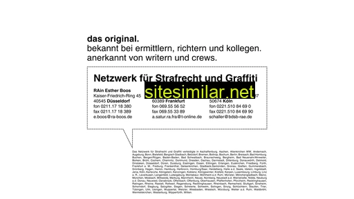 netzwerk-fuer-strafrecht-und-graffiti.de alternative sites
