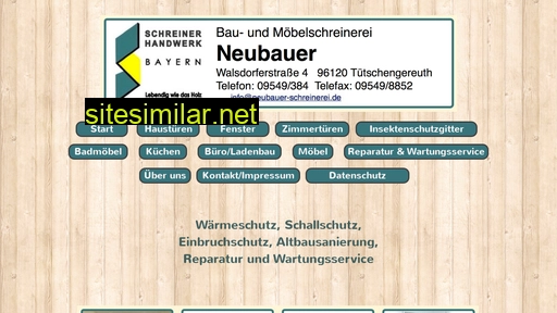neubauer-schreinerei.de alternative sites