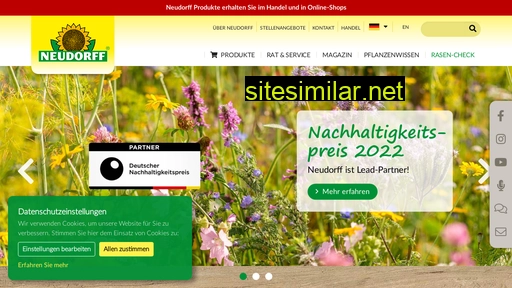 neudorff-wildblumen.de alternative sites