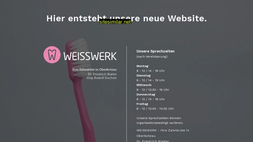neu.weisswerk-zahnaerzte.de alternative sites