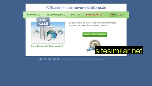 never-eat-allone.de alternative sites