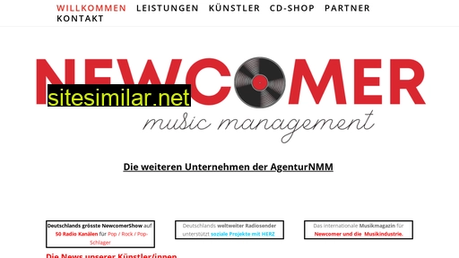 newcomer-music-management.de alternative sites