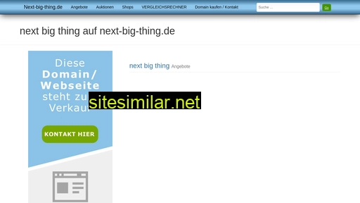 next-big-thing.de alternative sites