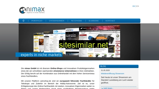 nimax.de alternative sites