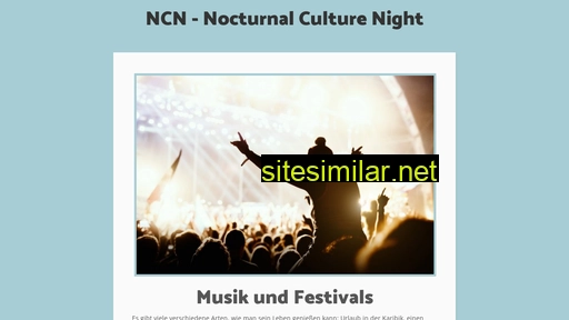 nocturnal-culture-night.de alternative sites