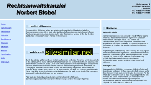 norbert-blobel.de alternative sites