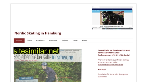 nordicskating-hamburg.de alternative sites