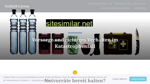 notfall-listen.de alternative sites