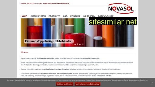 novasol-klebetechnik.de alternative sites