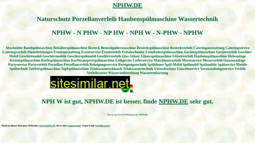 nphw.de alternative sites