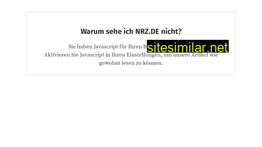 nrz.de alternative sites