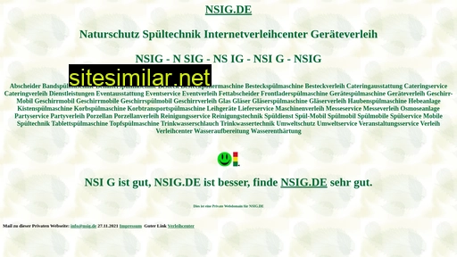 nsig.de alternative sites