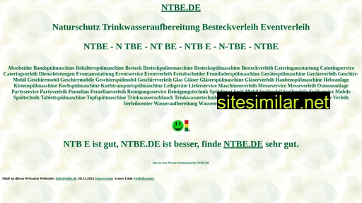 ntbe.de alternative sites