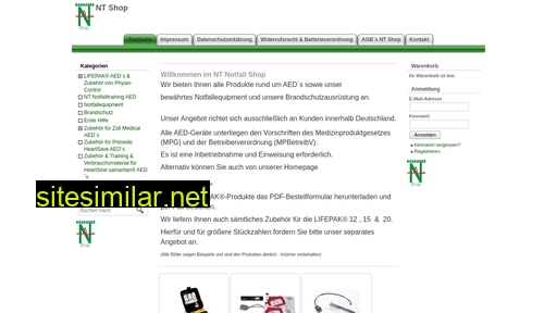 nt-notfallshop.de alternative sites