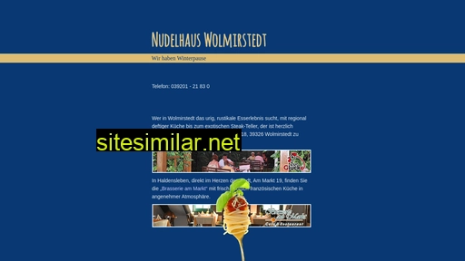 nudelhaus-wolmirstedt.de alternative sites