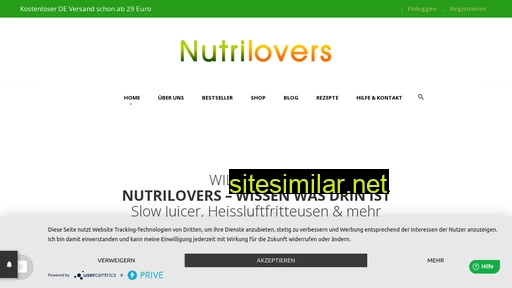 nutrilovers.de alternative sites