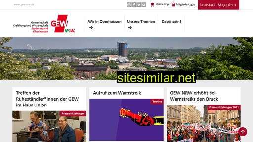 oberhausen.gew-nrw.de alternative sites