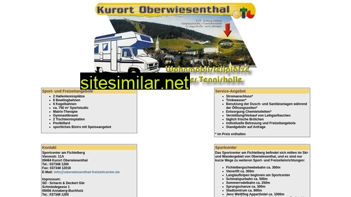 Oberwiesenthal-wohnmobile similar sites