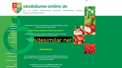 Obstbaeume-online similar sites