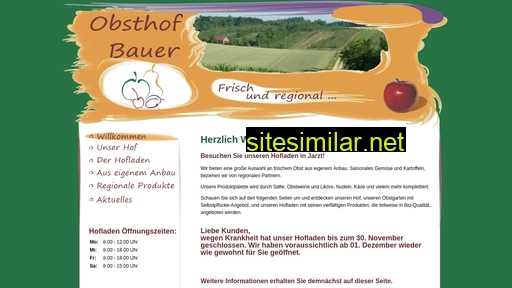 Obsthof-jarzt similar sites