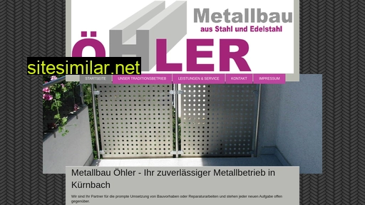 oehler-metallbau.de alternative sites
