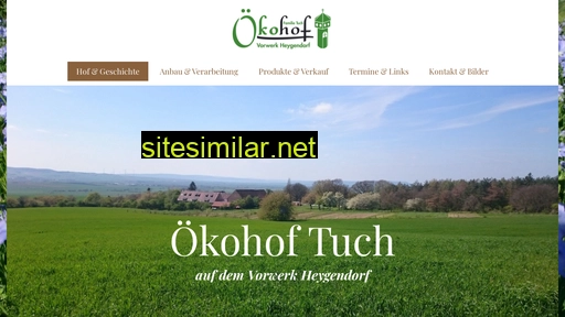 oekohof-tuch.de alternative sites