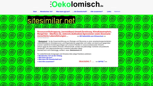 oekolomisch.de alternative sites