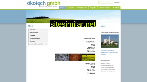Oekotech-energie similar sites