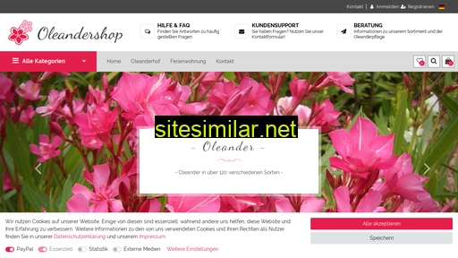 oleandershop.de alternative sites