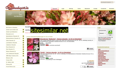 oleandershop24.de alternative sites