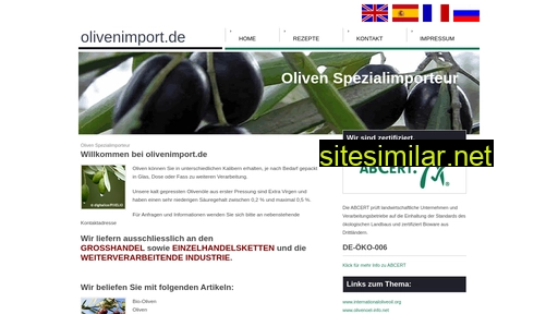 olivenimport.de alternative sites