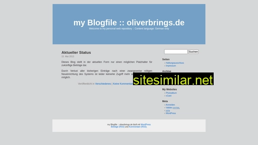 oliverbrings.de alternative sites
