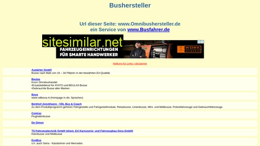 omnibushersteller.de alternative sites