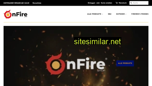 onfireshop.de alternative sites