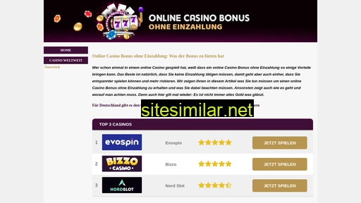 online-casino-bonusohneeinzahlung.de alternative sites