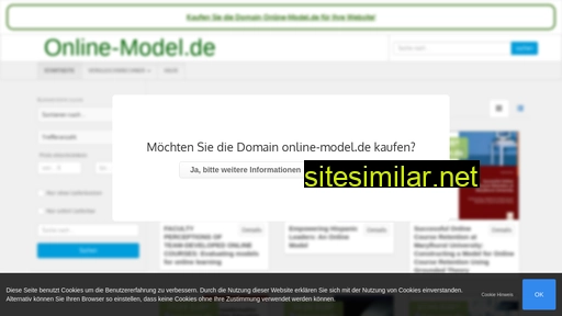 Online-model similar sites
