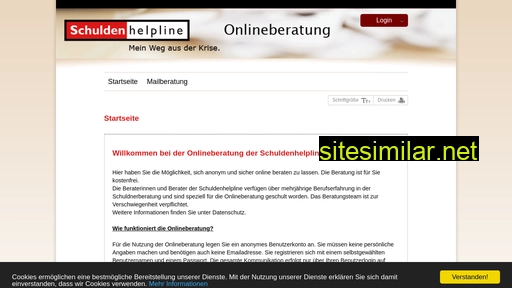 onlineberatung-schuldenhelpline.de alternative sites