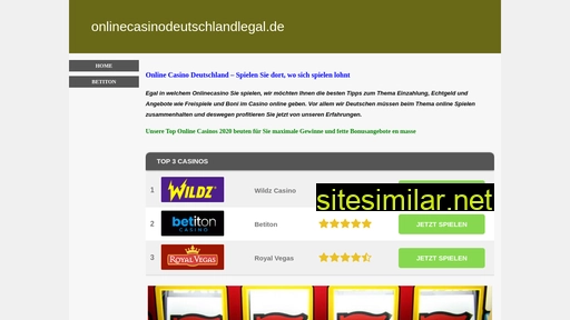 onlinecasinodeutschlandlegal.de alternative sites