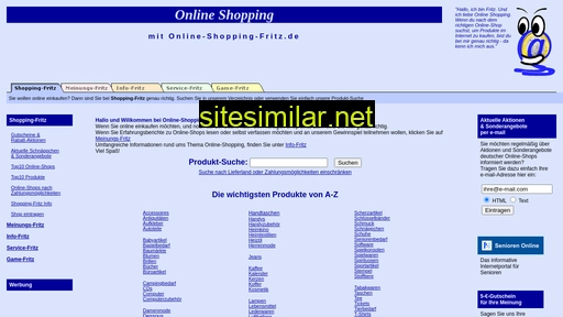 online-shopping-fritz.de alternative sites