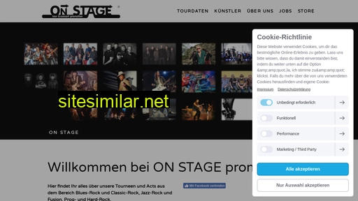 onstage-promotion.de alternative sites