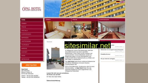 opal-hotel.de alternative sites