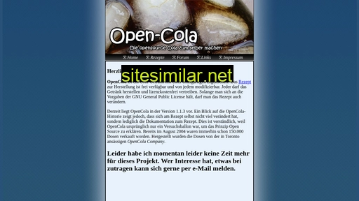 open-cola.de alternative sites