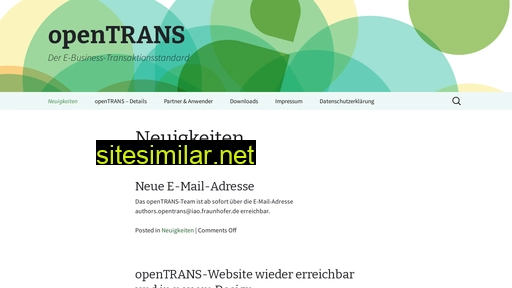 Opentrans similar sites