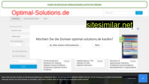 optimal-solutions.de alternative sites
