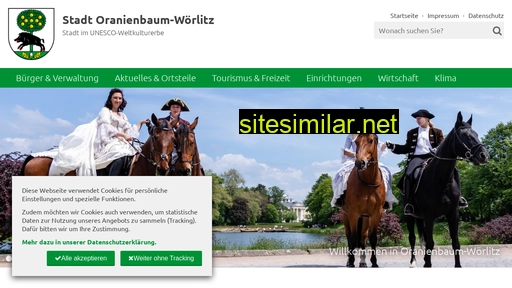 oranienbaum-woerlitz.de alternative sites