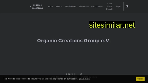 Organic-creations similar sites
