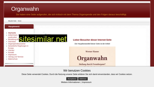 organwahn.de alternative sites
