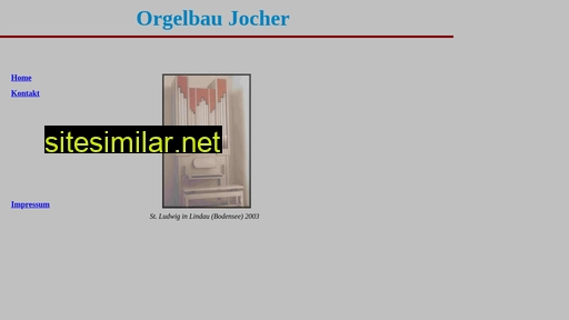 orgelbau-jocher.de alternative sites